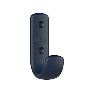 Hewi 477 coat hook 477.90B06150 72x22x47mm, with spacer 62mm, matt, steel blue