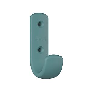 Hewi 477 coat hook 477.90B06055 72x22x47mm, matt, aqua blue