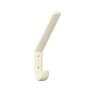 Hewi 477 coat hook 477.90B07199 163x22x108mm, with spacer 123mm, matt, pure white