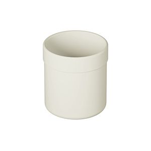 Hewi 477 mug 477.04B02099 blanc pur, fond plat, mat