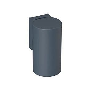 Hewi 477 waste bin 477.05B10092 330x210mm, with hinged lid, adhesive label, matt, anthracite grey