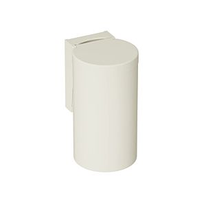 Hewi 477 waste bin 477.05B10099 330x210mm, with hinged lid, adhesive label, matt, pure white