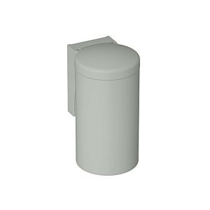 Hewi 477 waste bin 477.05B30095 340x210mm, with hinged lid, knee operation, matt, rock grey