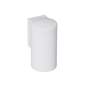 Hewi 477 poubelle 477.05B30098 340x210mm, avec couvercle à charnière, commande au genou, mat, blanc signal