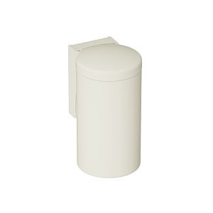 Hewi 477 poubelle 477.05B30099 340x210mm, avec couvercle à charnière, commande au genou, mat, blanc pur