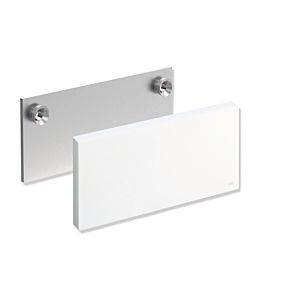 Hewi mounting plate 950.51.0169098 240x105x20mm, with cover, rectangular, signal white
