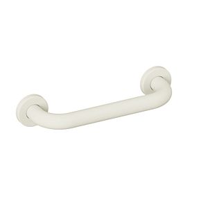 Hewi 477 bath grip 477.31B10099 250x85x28mm, Escutcheon d= 60mm, matt, pure white