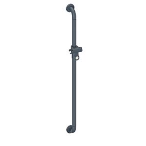 Hewi 477 barre de douche 477.33B11092 800 mm, gris anthracite, mat