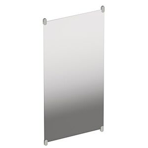 Hewi S 801 Wandspiegel 801.01B30095 600x1200x6mm, mit Haltern, matt, felsgrau