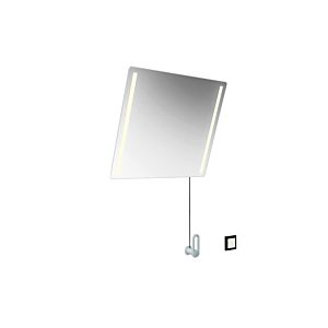 Hewi 801 tilting light mirror LED 801.01.40195 600x540x6mm, rock grey