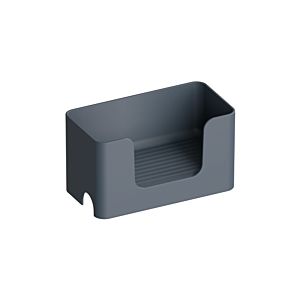 Hewi 802 LifeSystem Ablagebox 802.03B20090 aufsteckbar an Stangensystem, matt, tiefschwarz