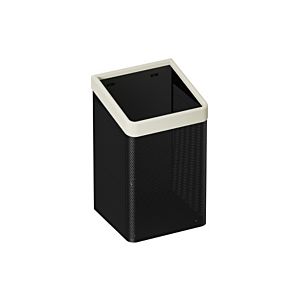 Hewi 477 paper towel basket 477.05.2001172 perforated sheet black, may green, for 60 l bags