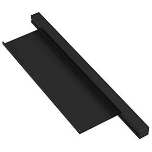 Hewi Waschtischprofil 950.13.0002DC 408mm, mit Ablage 360x102mm, schwarz tiefmatt
