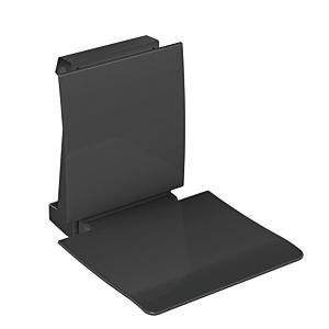 Hewi System 800 K Einhängesitz 950.51.1019092 450 x 449 x 561 mm, Sitzfläche und Rückenlehne anthrazit