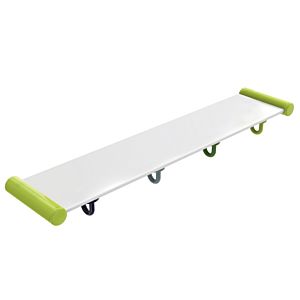 Hewi plateau 800.03.40374 avec Haken , 4 espaces, vert pomme