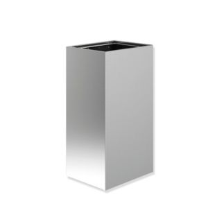 Hewi System 900 paper waste bin Stainless Steel match0 satin Stainless Steel , 60 l, without lid
