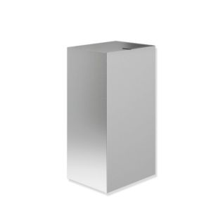 Hewi System 900 paper waste bin 900.05.004XA Stainless Steel satin Stainless Steel , 60 l, with lid