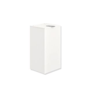 Hewi System 900 Hygieneabfallbehälter 900.05.00560DX Edelstahl pulverbeschichtet weiß tiefmatt