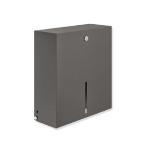 Hewi System 900 WC holder 900.21.00160SC made of Stainless Steel , powder-coated, dark grey, pearl mica deep matt, wall mounting