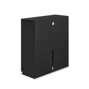 Hewi System 900 WC holder 900.21.00160DC made of Stainless Steel , powder-coated, matt black, wall mounting