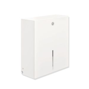 Hewi System 900 WC-Großrollenhalter 900.21.00160DX aus Edelstahl, pulverbeschichtet, weiß tiefmatt, Wandmontage