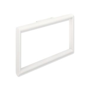 Hewi System 900 Towel Ring 900.09.00260 DX Stainless steel powder-coated in deep matt white, closed