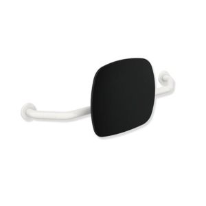 Hewi 801 backrest 801.51.917399 distance to wall 230mm, backrest jet black, pure white