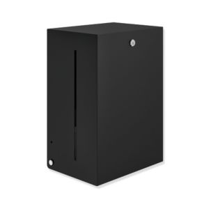 Hewi System 900 paper roll dispenser 900.06.01060DC Stainless Steel powder-coated matt black, electronic