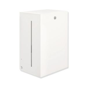 Hewi System 900 paper roll dispenser 900.06.01060DX Stainless Steel powder-coated matt white, electronic