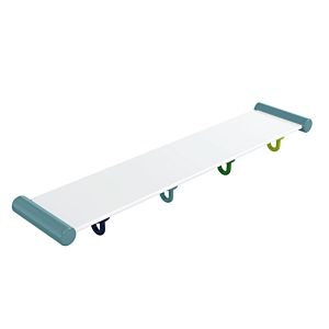 Hewi étagère 800.03.40355 avec Haken , 4 places, bleu aqua