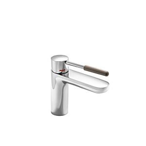 Hewi AQ AQ1.12M1024084 chrome-plated, umber handle, round, projection 159 mm