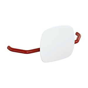 Hewi 801 backrest 801.51.907133 distance to wall 230mm, backrest signal white, rubinrot