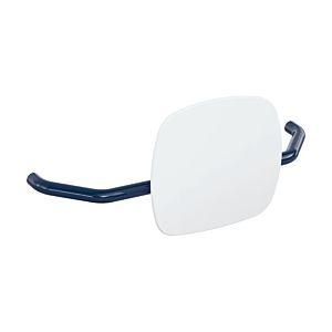 Hewi 801 Rückenstütze 801.51.907150 Wandabstand 230mm, Lehne signalweiß, stahlblau