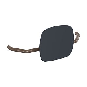 Hewi 801 dossier 801.51.907284 distance au mur 230mm, dossier gris anthracite, umbra