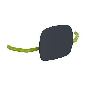 Hewi 801 dossier 801.51.907274 distance au mur 230mm, dossier gris anthracite, vert pomme