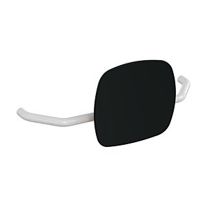 Hewi 801 backrest 801.51.907398 distance to wall 230mm, backrest jet black, signal white