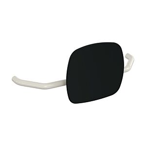 Hewi 801 dossier 801.51.907399 distance au mur 230mm, dossier noir de jais, blanc pur