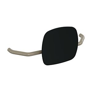 Hewi 801 backrest 801.51.907386 distance to wall 230mm, backrest jet black, sand