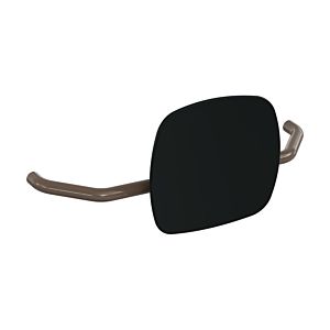 Hewi 801 backrest 801.51.907384 distance to wall 230mm, backrest jet black, umbra