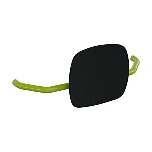 Hewi 801 backrest 801.51.907374 distance to wall 230mm, backrest deep black, apple green