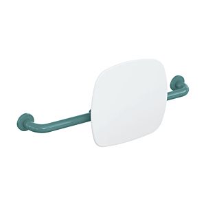 Hewi 801 backrest 801.51.916155 distance to wall 150mm, backrest signal white, aqua blue