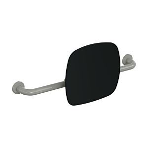 Hewi 801 Rückenstütze 801.51.916395 Wandabstand 150mm, Lehne tiefschwarz, felsgrau