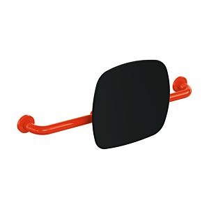 Hewi 801 backrest 801.51.916336 distance to wall 150mm, backrest deep black, coral