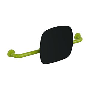 Hewi 801 backrest 801.51.916374 distance to wall 150mm, backrest deep black, apple green
