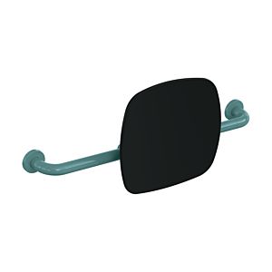Hewi 801 backrest 801.51.916355 distance to wall 150mm, backrest jet black, aqua blue
