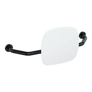 Hewi 801 Rückenstütze 801.51.917190 Wandabstand 230mm, Lehne signalweiß, tiefschwarz