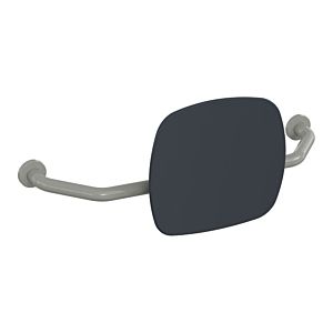 Hewi 801 dossier 801.51.917295 distance au mur 230mm, dossier gris anthracite, gris roche