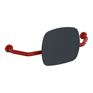 Hewi 801 Rückenstütze 801.51.917233 Wandabstand 230mm, Lehne anthrazitgrau, rubinrot