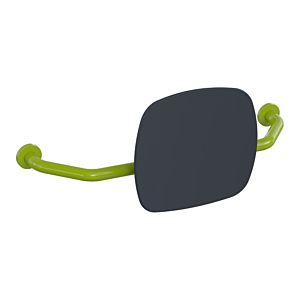 Hewi 801 backrest 801.51.917274 distance to wall 230mm, backrest anthracite grey, apple green