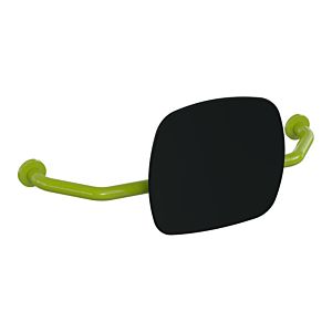 Hewi 801 backrest 801.51.917374 distance to wall 230mm, backrest deep black, apple green